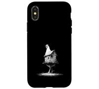 Walking Log Cabin Chicken Legs Dark Art Case for iPhone X/XS