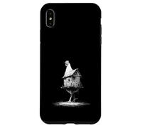 Walking Log Cabin Chicken Legs Dark Art Case for iPhone XS Max