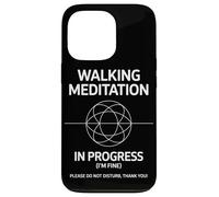 Walking Meditation In Progress Mindful Relaxed Focus Case for iPhone 13 Pro