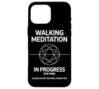 Walking Meditation In Progress Mindful Relaxed Focus Case for iPhone 16 Pro Max