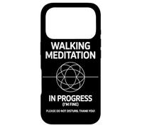 Walking Meditation In Progress Mindful Relaxed Focus Case for iPhone 17 Pro