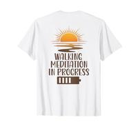 Walking Meditation in Progress Sunrise Mindfulness Path T-Shirt