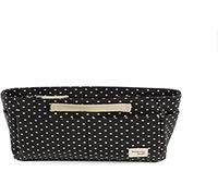 Walking Mum. Emily Baby Toiletry Bag, Small Organiser Bag for Baby Toiletries and Hygiene Accessories, Practical and Comfortable to Carry, Black, 26 x 16 x 12 cm.
