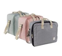 Walking Mum. I Love Vichy Baby Suitcase, Maternity Bag for Hospital/Clinic, Organizer for Mom, Dad and Baby Need, Green, 49 x 37 x 12 cm