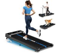 Walking Pad for Home with 9% Incline - Under Desk Treadmill with App, 2.75HP 1-10KM/H Running Machine Built-in Speaker LCD Display 330 lbs Capacity, Jogging Machine for Home Office
