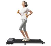 Walking Pad Treadmill Electric Treadmill Walking Machine Grey Under Desk Walk Pad Silent Motor 3.0 HP 1-6 km/h Adult Walk Jogging Equipment LED Display for Office and Home Use with Grey