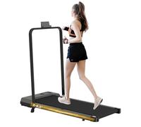Walking Pad Treadmill for Home - Folding Under Desk Treadmill, 110KG Capacity, Remote Control & LED Display (Grey)