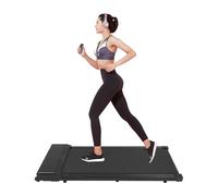 Walking Pad Treadmill, Under Desk Electric Treadmill, Portable Mini Treadmills for Home, Adjustable Speed Walking Pad, Max. Load 109.77kg, 99 Min Timing, with Remote Control, for Home, Gym, Office