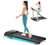 Walking Pad Treadmill with Auto Incline - Under Desk Treadmill with Remote Control, LED Display, 2.5HP Motor, 300 LB Capacity, Quiet & Space-Saving for Home & Office Use