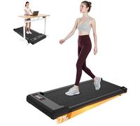 Walking Pad Treadmill with Incline, 2.5HP Under Desk Treadmill with Double Shock Absorption | 8KM/H Adjustable Speed | LED Display for Office Home Small Spaces, Installation Free (Black-85cm)
