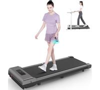 Walking Pad Treadmills for Home, Ultra Slim Under Desk Treadmill, Installation-Free with 1-10kmph, Remote Control and LED Display for Office Home Use, for Women Men Family