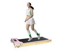 Walking Pad, Under Desk Treadmill with 4% Incline, Treadmills for Home Walking Treadmill with LED, 110x55cm Belt, Running Pad with App & Remote Control, Running Machines for Home & Office (Pink)