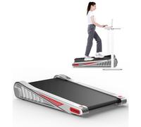 Walking Pad with Incline, 5% Incline Treadmills for Home, Bluetooth Speaker, APP & Remote Control, 2.5HP Portable Under Desk Treadmill Running Walking Machine, Speeds 1-6km/h (Silver)