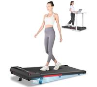 Walking Pad with Incline, Treadmills for Home, 2.5HP Portable Electric Under Desk Treadmill with LED Display & Remote, Adjustable Speed, No Assembly