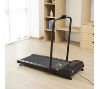 Walking Pad with Incline up to 10% Folding Treadmill, Treadmills for Home Foldable Under Desk Foldable Running Office Gym with Handle Bars FITSHOW App Remote Control Speed 1-12 Km/h LED Display 2.0 Hp