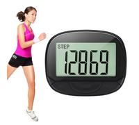 Walking Pedometer Clip - Pedometer for Steps and Miles | Large Screen Pedometer with 21/24 Hour Clock to Track Steps, Miles and Calories