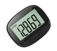 Walking Pedometer Clipping - Step Counter with Built-in Clip - 55mm Large Screen with Clock, Accurate Step Counter, Walking Distance, Calorie