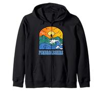 Walking Pembrokeshire Hiking paths, coasts, ways and rivers Zip Hoodie
