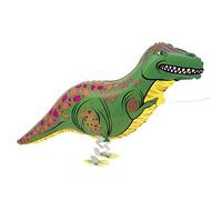 Unique Foil Balloon - Walking Pet T-Rex - Colorful Realistic Design - 14 x 20 cm - 1 Pc