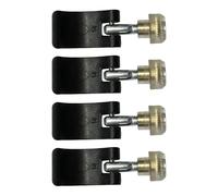 Walking Pole Accessories - Trekking Stick Lock Clips, Climbing Fastener Replacement | Lightweight Buckle Connector with Nut Screws for Outdoor Travel, Long Distance Hiking, Camping Trips Use