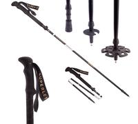 Walking Poles Trekking Hiking Aluminium foldable Sticks Trespass Telescopic
