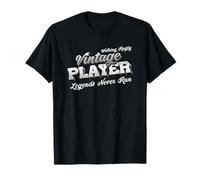 Walking Rugby ‘Vintage Player’ Legends Never Run T-Shirt