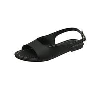 Walking Sandals Flat Sandals Size 3 Uk Memory Foam Ladies Black Wide Fit Shoes For Women Comfortable Walking Shoe Barefoot Women Flip Flops Arch Support Diabetic White Wedding Trainers For Bride