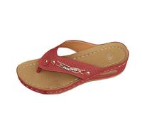 Walking Sandals Womens Flip Flops Ladies Open Toe Wedge Slippers Arch Support Thong Sandal Wide Fit Toe Post Sandals Shower Sliders House Slippers Shoes Anti Slip Beach Slides