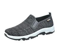 Walking Shoes Men 44, Comfortable Shoes White Sports Shoes Black Leather Trainers Without Tying Shoelace for Men Garden Shoes Men 42 Trainers High Heels Trainers Red 40 Shoes Black Elegant, gray, 8 UK