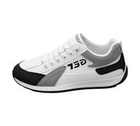 Walking Shoes Men Basketball Running Man Shoes Men Basketball Man Jogging Comfortable Fitness Breathable Comfortable Fashion Slip on No Laces Shoe, White 1, 10 UK
