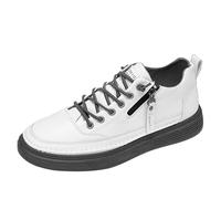Walking Shoes Mens Non-Slip Chunky Safety Trainers Soft Cushioned Footbed Hiking Shoes Wide Fit Athletic Work Trainers Lightweight Comfortable Casual Trainer Spring Summer, Hiking & Outdoors White