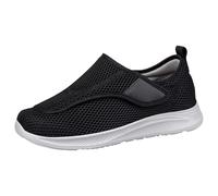 Walking Shoes Men's Slip On Adjustable Buckle Health Shoes, a, 12 UK