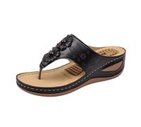 Walking Shoes Women- Flip Flops Sandals For With Arch Support For Comfortable Walk Summer Sandal Massage Function Platform Shoes Chic