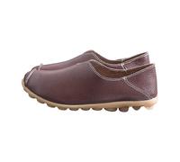 Walking Slip on Shoes Flat Comfort Breathable Lightweight Anti-Slip Sneakers Non Slip Extra Wide Fit Orthopedic Mesh Walking Shoes Flat Breathable Non-Slip Sport Running Shoe Brown