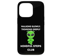 Walking Slowly. Thinking Deeply Mindful Steps Club Case for iPhone 13 Pro