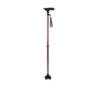 walking stick Aluminium Alloy Walking Stick For The Elderly Outdoor Cane Non-slip Adjustable Length With Light 2 Section Aluminium Leg