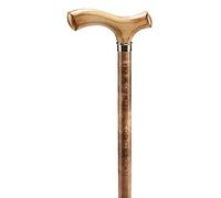 Walking Stick and Fritz Handle in Natural Flamed Beech