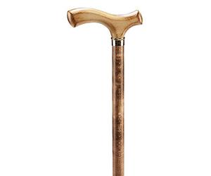 Walking Stick and Fritz Handle in Natural Flamed Beech