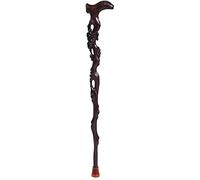 Walking Stick Cane, Elderly crutches, Solid wood walking stick, Black and ebony Hollow carving 89cm long Available as needed Truncated by yourself