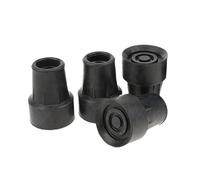 Walking Stick Caps, Rubber Cane Walking Stick Crutch Trekking Pole Tips 16mm/19mm 12 Pcs(16mm)