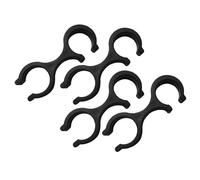 Walking Stick Connector Clips - Pole Holder Bracket Set, Anti Slip Elastic Clamp Fasteners, Lightweight Trail Equipment Organizer | Backpacking Adventure Climbing Training Expedition Forest