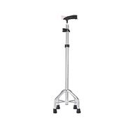 walking stick Crutch Cane Walking Stick For The Elderly Four-legged Eight Cane Lightweight Non-slip Multi-functional Crutches For The Elderly With Broken Bones(Silver)
