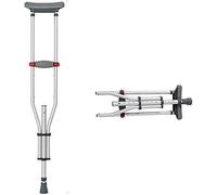 Walking Stick Crutch Crutches Crutches Walk In Adult And With Grip Under The Arm, Foldable, Height Adjustable Slip,1