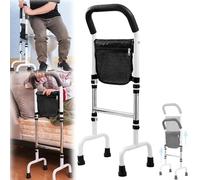 Walking Stick, Crutches Walking Aid Walking Aid For Seniors Height-Adjustable Sitting Aid Stand Four Foot Walking Stick Four Foot Walking Stick Walking Aid Standing Aid 73 to 92cm Height Adjustable