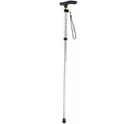 Walking Stick Easy Adjustable Height Folding Extendable Walking Cane Walking Aid Mobility Aid Collapsible Walking Stick Lightweight Flexible And Durable Walking Stick HTUK® (Silver)