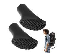 Walking Stick Ferrules - High Elastic Soil Gripper, Bottom for Heavy Duty Crutch, Replacement Pad for Flooring | Birthday Gift for Arramp