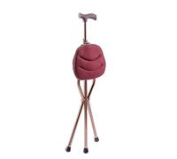 walking stick Folding Three-legged Crutch Stool For Elderly People Cane Aluminium Stool Adjustable Crutch Stool For Middle-aged People