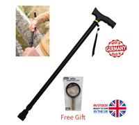 Walking Stick Lightweight Aluminium Height Adjustable Cane And Handy Free Gift