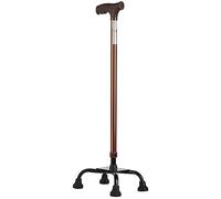 Walking Stick Portable Adjustable Walking Canes T Handle Stable Walking Sticks with Large Base Rubber Tips for Men & Women, 10-Level Height Adjustable Crutch