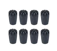 Walking Stick Protector 24Pcs Poles Rubber Tip Walking Canes Rubber Tips Hiking Pole Replacement Tips Pole Tips Stick Protect Equipment Accessory for Crutches